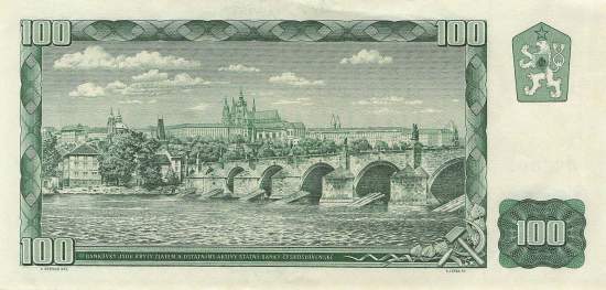 100 Korun p.91j 1990 VF